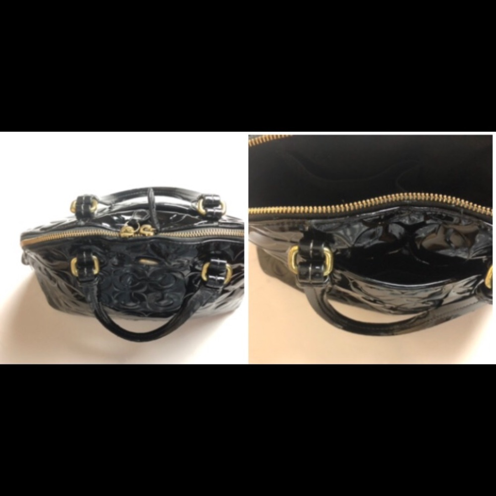 *SOLD*Coach Peyton Embossed Patent Crossbody Bag - Picture 6 of 16